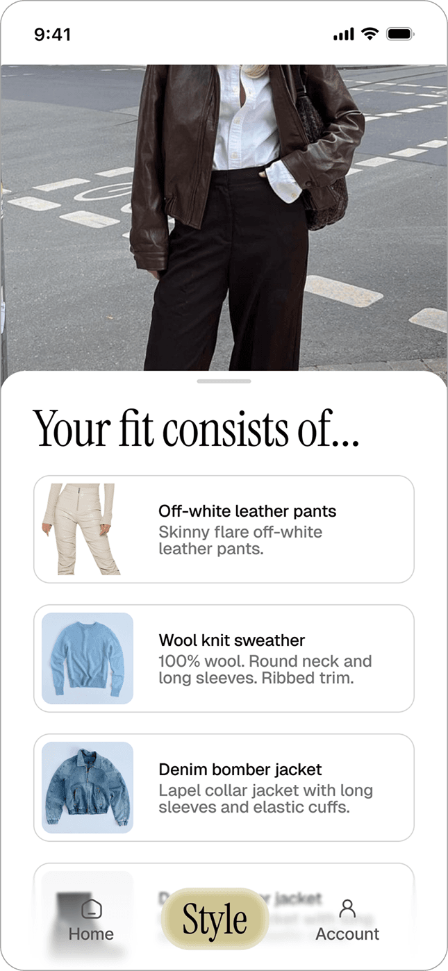 Closetfy, AI-powered app to help you style the correct fit for the day.